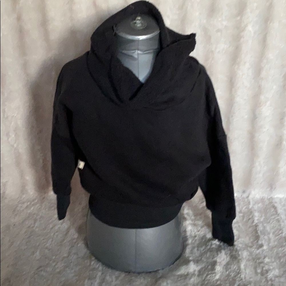Lennon+Wolfe Kanye Cowl Neck in Graphite